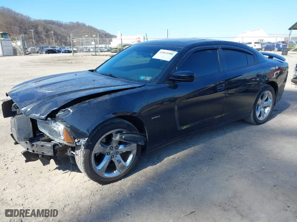 2014 Dodge Charger RT 100th Anniversary with VIN 2C3CDXCT4EH261977, listed as a IAAI auction lot 41815504 with 92,478 mi miles. Bid and sale history available at carsss.com. Image 18.