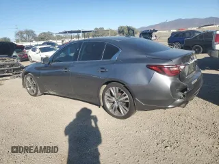 2018 Infiniti Q50 Sport with VIN JN1EV7AP8JM357774, listed as a Copart auction lot 41694395 with 91,918 mi miles and Salvage Title. Bid and sale history available at carsss.com. Image 2.