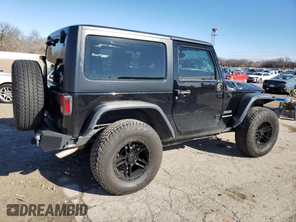 2016 Jeep Wrangler Black Bear with VIN 1C4AJWAG9GL230693, listed as a Copart auction lot 43350885 with 75,761 mi miles and Salvage title. Bid and sale history available at DreamBid. Image 3.