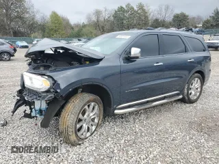 2018 Dodge Durango Citadel with VIN 1C4RDHEG8JC216811, listed as a Copart auction lot 80801934 with 57,765 mi miles and Salvage title. Bid and sale history available at DreamBid. Image 1.