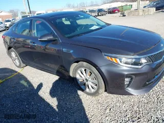 2018 Kia Optima S with VIN 5XXGT4L35JG202142, listed as a IAAI auction lot 41630240 with 94,335 mi miles. Bid and sale history available at carsss.com. Image 1.