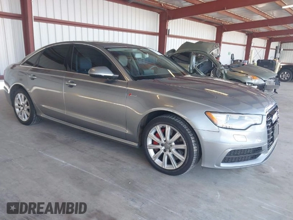 2012 Audi A6 3.0T Prestige with VIN WAUHGAFC6CN080091, listed as a IAAI auction lot 41964023 with 166,334 mi miles. Bid and sale history available at carsss.com. Image 1.