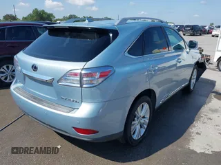 2010 Lexus RX 450h with VIN JTJBC1BA2A2013721, listed as a IAAI auction lot 42203700 with 120,801 mi miles and . Bid and sale history available at DreamBid. Image 4.