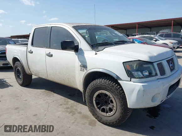 2004 Nissan Titan LE with VIN 1N6AA07A34N570788, listed as a IAAI auction lot 41823592 with 228,344 mi miles and . Bid and sale history available at DreamBid. Image 1.