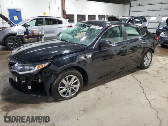 2017 Kia Optima LX z VIN 5XXGT4L39HG152517, wystawiony jako Copart lot #58760995 z przebiegiem Nie podano mil oraz Szkoda całkowita • Salvage title. Historia ofert i sprzedaży dostępna na DreamBid. Obrazek 1.