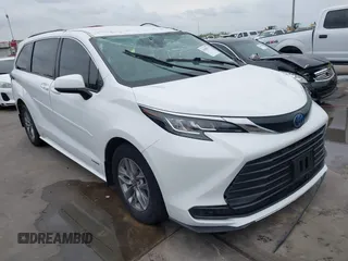 2021 Toyota Sienna LE z VIN 5TDKRKEC9MS056647, wystawiony jako IAAI lot #41889375 z przebiegiem 139 867 mil mil oraz . Historia ofert i sprzedaży dostępna na DreamBid. Obrazek 1.