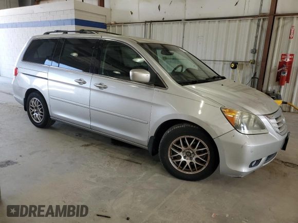 2008 Honda Odyssey Touring с VIN 5FNRL38868B029543, выставлен на аукционе Copart как лот 54190555 с пробегом 168 648 миль миль и Списание • Salvage title. История ставок и продаж доступна на DreamBid. Изображение 4.
