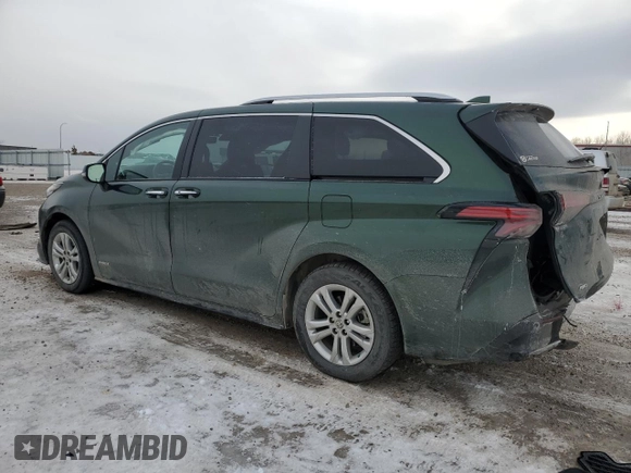 2021 Toyota Sienna Limited with VIN 5TDESKFC1MS033878, listed as a Copart auction lot 42054605 with 64,821 mi miles and Salvage Title. Bid and sale history available at DreamBid. Image 2.