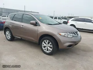 2012 Nissan Murano SL with VIN JN8AZ1MU8CW100544, listed as a IAAI auction lot 41708349 with 95,533 mi miles. Bid and sale history available at carsss.com. Image 1.