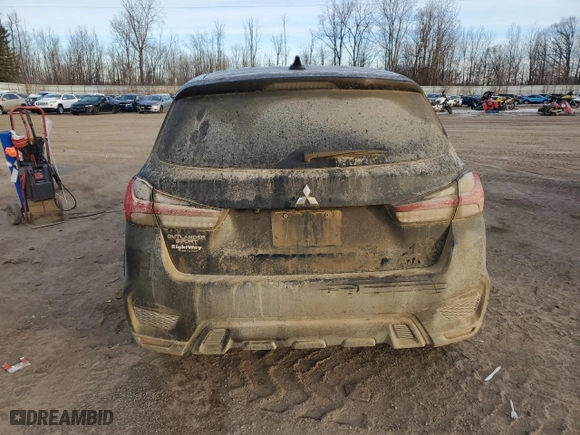 2020 Mitsubishi Outlander Sport ES 2.0 with VIN JA4AP3AU5LU017841, listed as a Copart auction lot 43845895 with 123,238 mi miles and Non Repairable. Bid and sale history available at carsss.com. Image 6.
