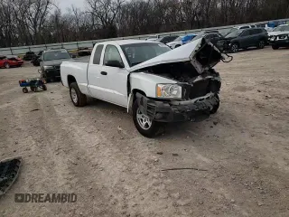 2006 Dodge Dakota SLT with VIN 1D7HE42K86S607616, listed as a Copart auction lot 45513205 with 181,107 mi miles and Salvage Title. Bid and sale history available at carsss.com. Image 10.