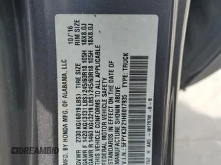 2017 Honda Ridgeline Sport+ with VIN 5FPYK3F21HB017935, listed as a Copart auction lot 67697704 with 110,378 mi miles and Salvage title. Bid and sale history available at DreamBid. Image 12.