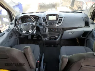 2018 Ford Transit Passenger XL with VIN 1FBVU4XG3JKA28907, listed as a Copart auction lot 69424444 with 61,411 mi miles and Salvage Title. Bid and sale history available at DreamBid. Image 8.