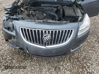 2011 Buick Regal CXL RL4 with VIN 2G4GS5EC6B9190352, listed as a Copart auction lot 55915305 with 83,378 mi miles and Salvage title. Bid and sale history available at DreamBid. Image 11.