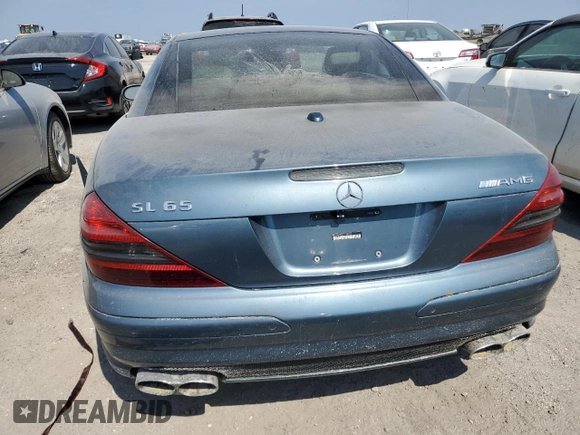 2007 Mercedes-Benz SL with VIN WDBSK79F67F128431, listed as a Copart auction lot 75597584 with Not provided miles and Non repairable. Bid and sale history available at DreamBid. Image 6.