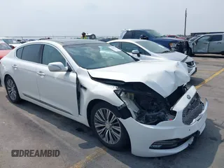 2016 Kia K900 Luxury with VIN KNALU4D34G6032161, listed as a IAAI auction lot 42288880 with 75,095 mi miles and . Bid and sale history available at DreamBid. Image 1.