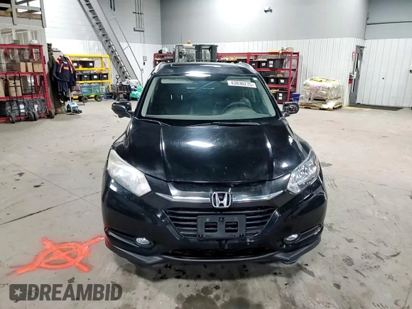 2016 Honda HR-V EX-L w/Navi with VIN 3CZRU6H75GM732495, listed as a Copart auction lot 43830275 with 193,665 mi miles and Salvage Title. Bid and sale history available at carsss.com. Image 12.