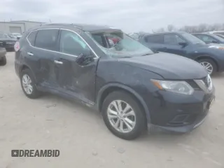 2016 Nissan Rogue SV with VIN KNMAT2MV2GP658479, listed as a Copart auction lot 44925995 with 92,788 mi miles and Salvage Title. Bid and sale history available at carsss.com. Image 4.
