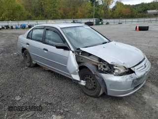 2001 Honda Civic LX with VIN 2HGES16581H556578, listed as a Copart auction lot 74934944 with 0 mi miles and Salvage Title. Bid and sale history available at carsss.com. Image 4.