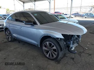2023 Audi SQ5 Sportback Premium Plus с VIN WA124AFY1P2033677, выставлен на аукционе IAAI как лот 41998875 с пробегом 34 674 миль миль и . История ставок и продаж доступна на DreamBid. Изображение 1.