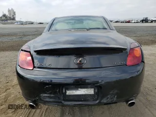 2002 Lexus SC 430 with VIN JTHFN48YX20007150, listed as a Copart auction lot 57253434 with 130,029 mi miles and Salvage Title. Bid and sale history available at DreamBid. Image 6.