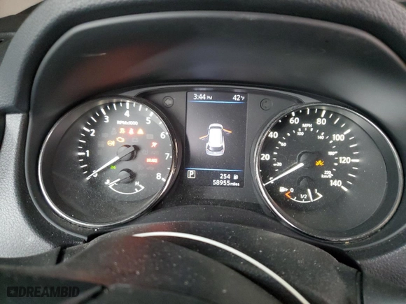 2018 Nissan Rogue SV with VIN KNMAT2MV0JP541636, listed as a Copart auction lot 51212435 with 58,955 mi miles and Salvage Title. Bid and sale history available at carsss.com. Image 9.