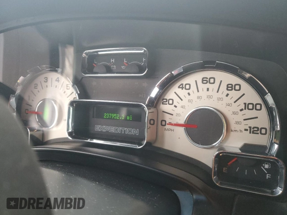 2014 Ford Expedition Max Limited with VIN 1FMJK2A51EEF07371, listed as a Copart auction lot 61526975 with 237,952 mi miles and Salvage title. Bid and sale history available at DreamBid. Image 9.