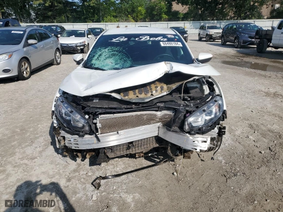 2019 Honda Civic Hatchback Sport with VIN SHHFK7G46KU201555, listed as a Copart auction lot 68480184 with 0 mi miles and Salvage Title. Bid and sale history available at carsss.com. Image 5.