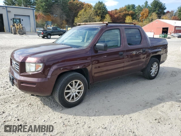 2007 Honda Ridgeline RT with VIN 2HJYK162X7H531414, listed as a Copart auction lot 77961444 with 209,013 mi miles and Clean Title. Bid and sale history available at carsss.com. Image 1.