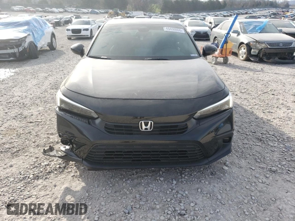 2024 Honda Civic Sedan Sport with VIN 2HGFE2F58RH522766, listed as a Copart auction lot 49450955 with 17,396 mi miles and Salvage Title. Bid and sale history available at carsss.com. Image 5.