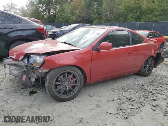 2003 Acura RSX Type S with VIN JH4DC53083C016031, listed as a Copart auction lot 75974144 with 0 mi miles and Salvage Title. Bid and sale history available at carsss.com. Image 1.
