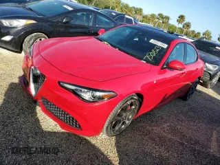 2022 Alfa Romeo Giulia Ti with VIN ZARFAMBN2N7660407, listed as a Copart auction lot 75082394 with 20,260 mi miles and Non Repairable. Bid and sale history available at carsss.com. Image 1.