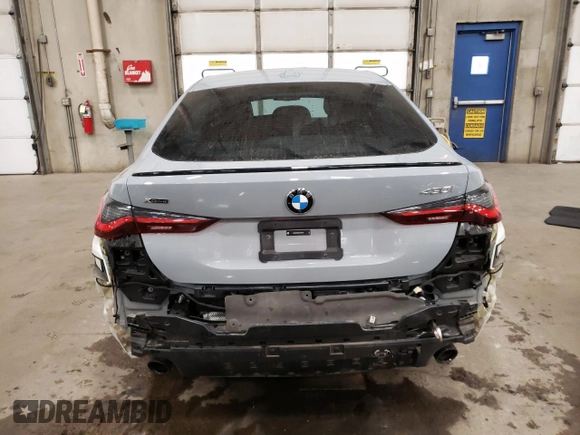 2024 BMW 4 Series 430i xDrive with VIN WBA73AV06RFR99302, listed as a Copart auction lot 88218495 with 17,009 mi miles and Salvage Title. Bid and sale history available at carsss.com. Image 6.
