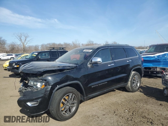 2018 Jeep Grand Cherokee Limited with VIN 1C4RJFBG3JC406498, listed as a Copart auction lot 48665865 with 121,948 mi miles and Salvage Title. Bid and sale history available at DreamBid. Image 1.