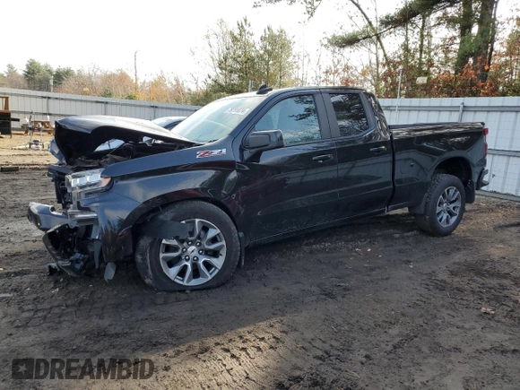 2021 Chevrolet Silverado 1500 RST with VIN 1GCRYEEDXMZ198788, listed as a Copart auction lot 78791074 with 41,545 mi miles and Salvage Title. Bid and sale history available at DreamBid. Image 1.