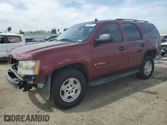 2008 Chevrolet Tahoe LS z VIN 1GNFC13C58R199252, wystawiony jako Copart lot #45808825 z przebiegiem 161 447 mil mil oraz Szkoda całkowita • Salvage title. Historia ofert i sprzedaży dostępna na DreamBid. Obrazek 1.