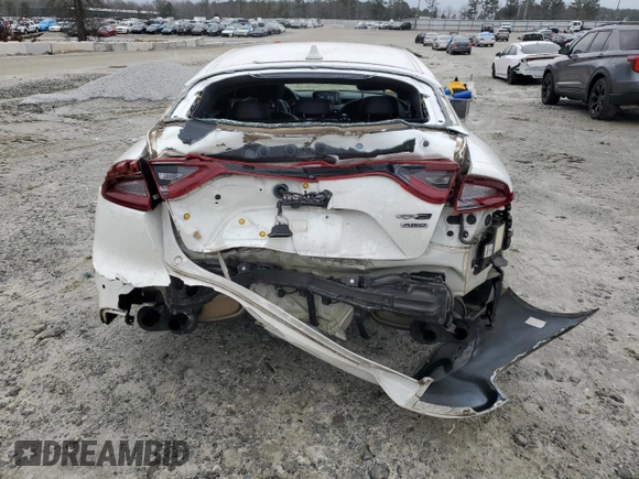 2020 Kia Stinger GT-Line with VIN KNAE15LAXL6072472, listed as a Copart auction lot 43606355 with 45,934 mi miles and Salvage Title. Bid and sale history available at DreamBid. Image 6.