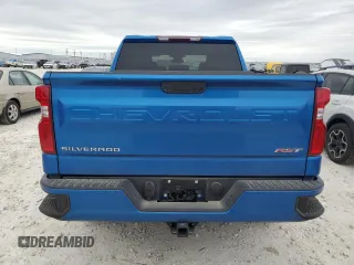 2024 Chevrolet Silverado 1500 RST with VIN 1GCPADED5RZ186884, listed as a Copart auction lot 47168455 with 15,515 mi miles and Salvage Title. Bid and sale history available at carsss.com. Image 6.