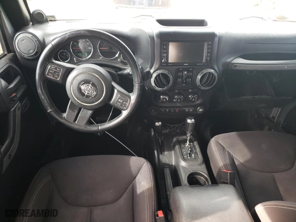 2013 Jeep Wrangler Unlimited Sahara with VIN 1C4BJWEG0DL603498, listed as a Copart auction lot 81695154 with 155,742 mi miles and Salvage Title. Bid and sale history available at carsss.com. Image 8.