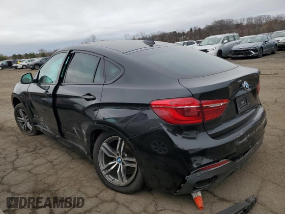 2019 BMW X6 xDrive35i with VIN 5UXKU2C5XK0Z62856, listed as a Copart auction lot 49813375 with 87,183 mi miles and Salvage Title. Bid and sale history available at carsss.com. Image 2.