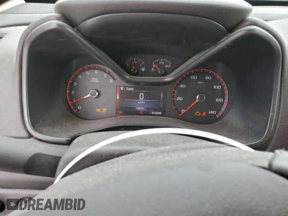 2016 GMC Canyon 4WD SLE with VIN 1GTG6CE30G1191893, listed as a Copart auction lot 87929575 with 19,033 mi miles and Salvage title. Bid and sale history available at DreamBid. Image 9.