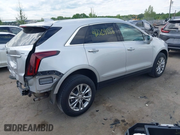 2020 Cadillac XT5 Premium Luxury AWD with VIN 1GYKNDRS2LZ180789, listed as a IAAI auction lot 42209888 with 64,246 mi miles and . Bid and sale history available at DreamBid. Image 4.