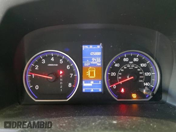 2011 Honda CR-V EX-L with VIN 5J6RE3H73BL036756, listed as a Copart auction lot 59205855 with 105,888 mi miles and Clean title. Bid and sale history available at DreamBid. Image 9.
