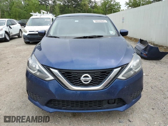 2019 Nissan Sentra SV with VIN 3N1AB7AP8KY241643, listed as a Copart auction lot 50524645 with 129,573 mi miles and Salvage Title. Bid and sale history available at DreamBid. Image 5.