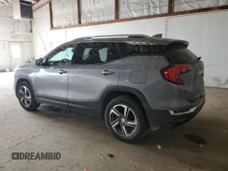 2021 GMC Terrain SLT with VIN 3GKALVEV2ML389606, listed as a Copart auction lot 49681125 with 63,096 mi miles and Salvage Title. Bid and sale history available at DreamBid. Image 2.