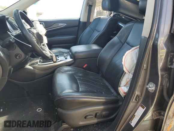2017 Infiniti QX60 with VIN 5N1DL0MM0HC506617, listed as a Copart auction lot 48735355 with 119,013 mi miles and Salvage Title. Bid and sale history available at DreamBid. Image 7.