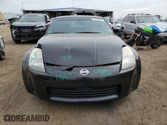 2004 Nissan 350Z Touring with VIN JN1AZ34E04T063110, listed as a Copart auction lot 50124855 with 142,383 mi miles and Salvage Title. Bid and sale history available at carsss.com. Image 5.