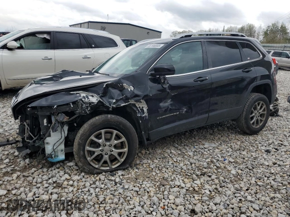 2018 Jeep Cherokee Latitude Plus with VIN 1C4PJMLX6JD618977, listed as a Copart auction lot 55198855 with 186,373 mi miles and Clean Title. Bid and sale history available at DreamBid. Image 1.