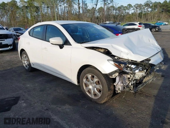 2015 Mazda 3 i Sport with VIN 3MZBM1U76FM164883, listed as a IAAI auction lot 41800318 with 149,484 mi miles and . Bid and sale history available at carsss.com. Image 1.