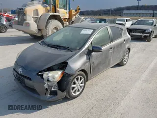 2013 Toyota Prius One with VIN JTDKDTB32D1553545, listed as a IAAI auction lot 41697614 with 157,945 mi miles and . Bid and sale history available at carsss.com. Image 2.